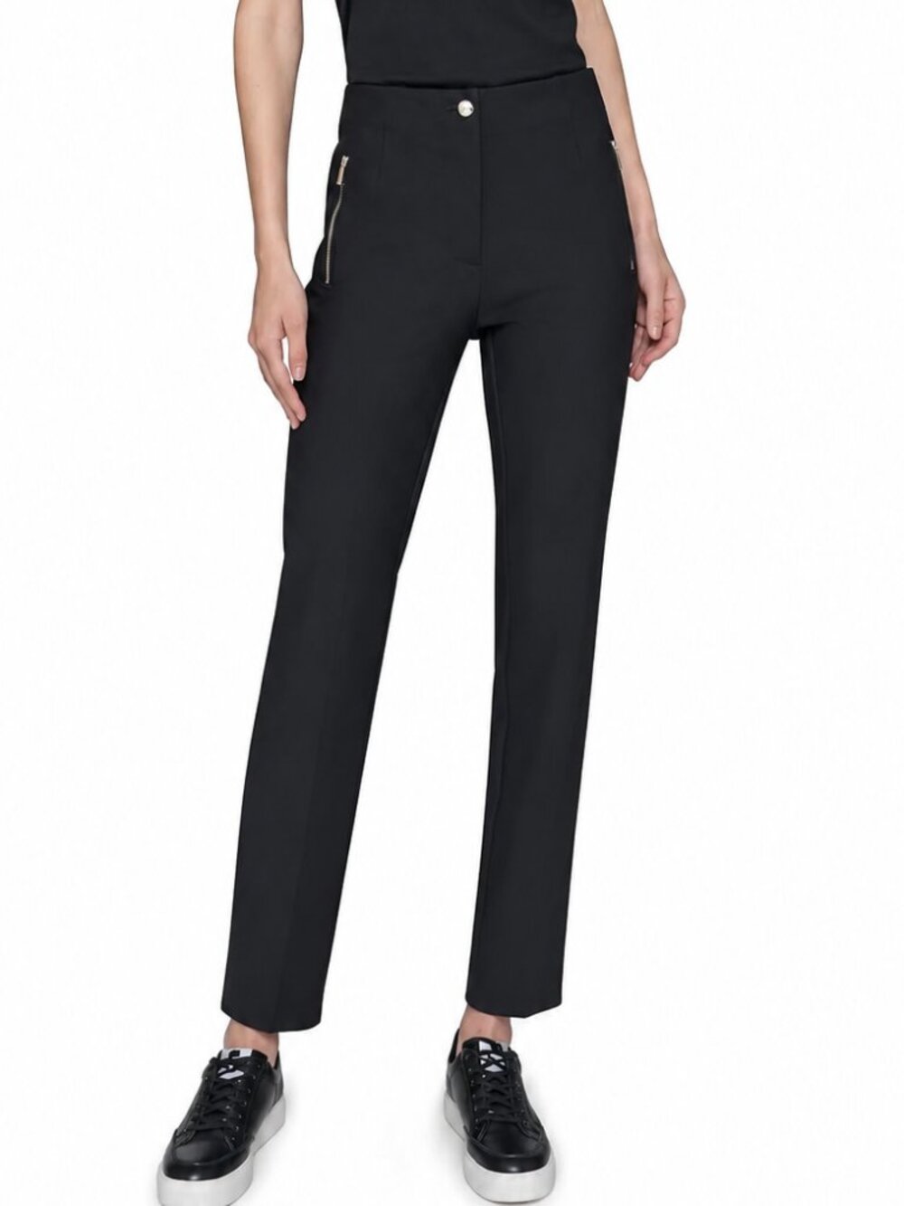 Karl Lagerfeld Compression Double Zip Everyday Pants Size 2-MSRP $109